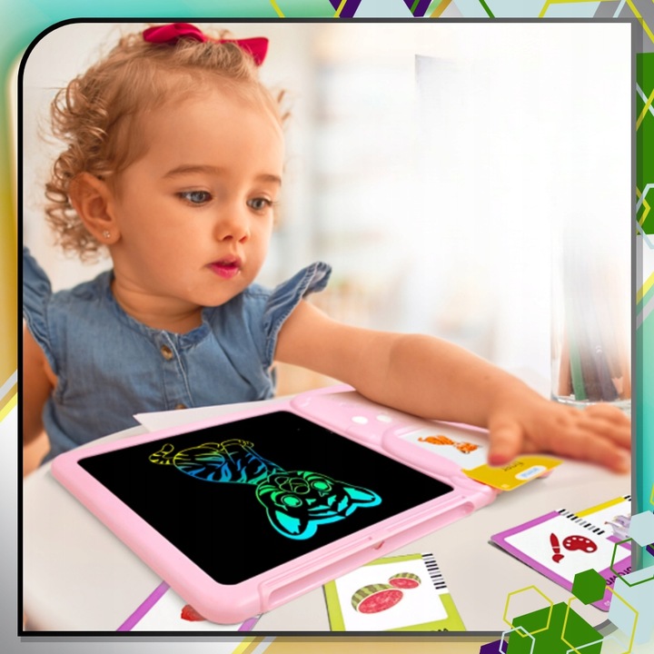 CZYTNIK KART DO NAUKI SŁÓWEK ANGIELSKI ZABAWKA DLA DZIECI RYSIK ZNIKOPIS