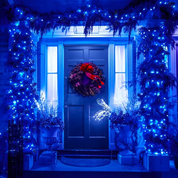 Lampki Choinkowe 1000 LED Niebieskie ZEW / WEW