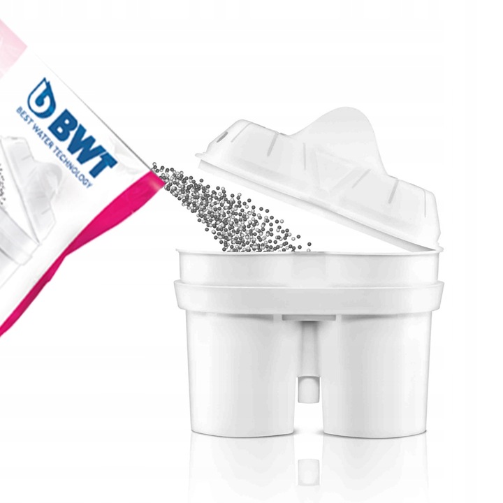 WKŁADY FILTRY Mineralizujące Wodę Magnezem Miękka Woda BWT REFILL Pack 3+1