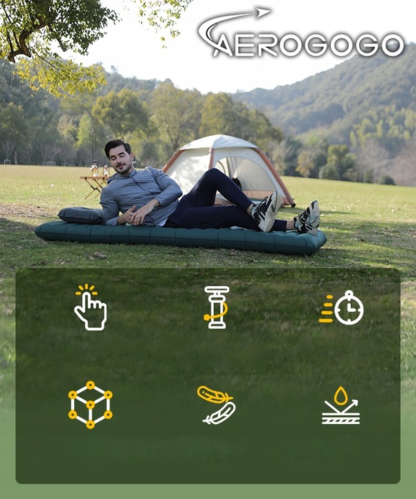 AEROGOGO GM2-01 MATERAC AUTOMATYCZNIE DMUCHANY