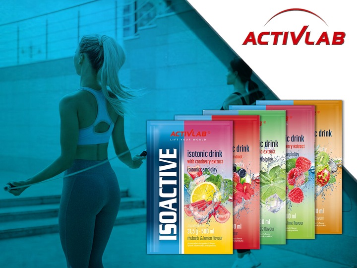 ACTIVLAB ISOACTIVE ISOTONIC x18 MIX SMAKÓW NAPÓJ IZOTONICZNY IZOTONIK