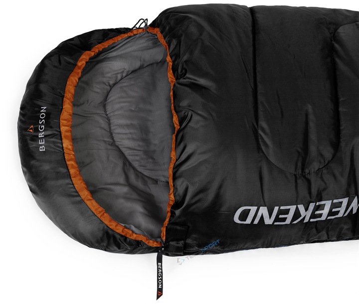 Śpiwór mumia Bergson WEEKEND 300 Black