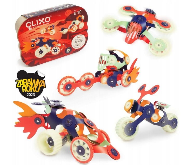 CLIXO CL-MARS Kosmiczna Ekspedycja Kreatywne klocki magnetyczne Nowość USA