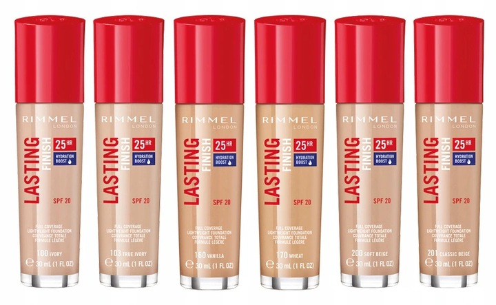 RIMMEL FLUID LASTING FINISH 203 TRUE BEIGE