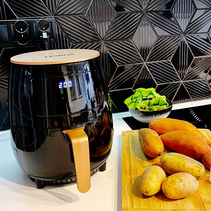 Frytkownica bezolejowa beztłuszczowa panel dotykowy 5 programów 4,5L 1400W