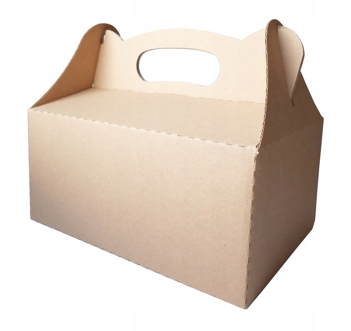 Szare Pudełko na ciasto Wesele Chrzest - 50 szt.