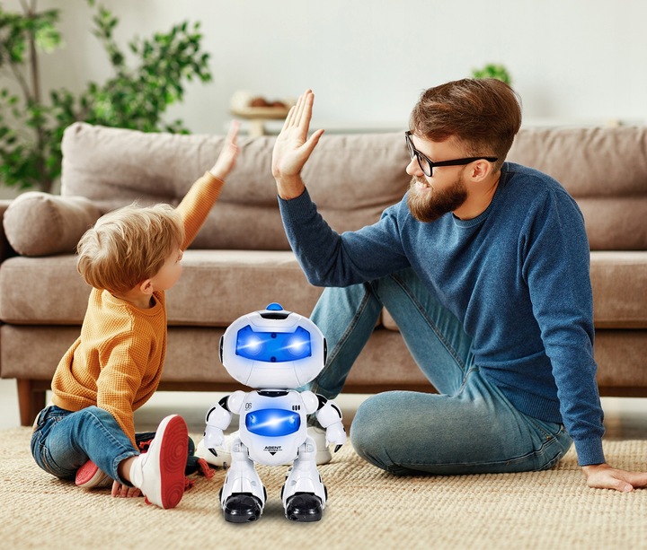 ROBOT NA PILOTA Zdalnie Sterowany AGENT WOWEE WILO RC NA BATERIE DLA DZIECI