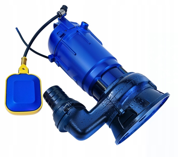 POMPA DO WODY BRUDNEJ SZAMBA Z ROZDRABNIACZ-EM 3850W ZATAPIALNA PŁYWAK-IEM