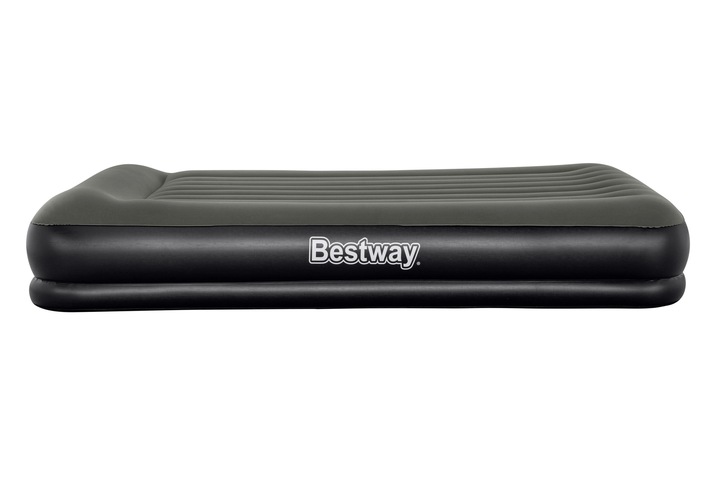MATERAC DMUCHANY WELUROWY 2 OSOBOWY 203x152x36 cm ŁÓŻKO BESTWAY 67699
