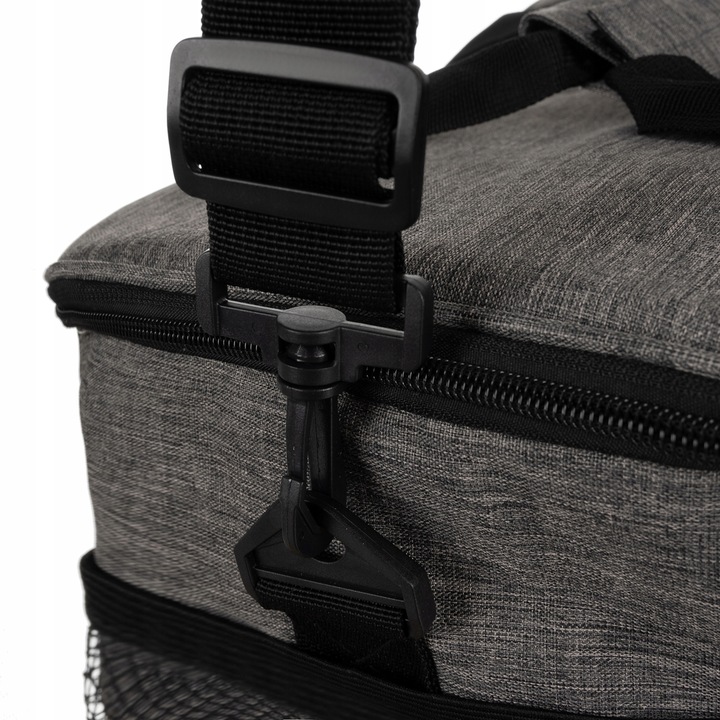 Torba Termiczna Duża Torba Termiczna na Plażę Piknik Szary Wycieczkę 40 l