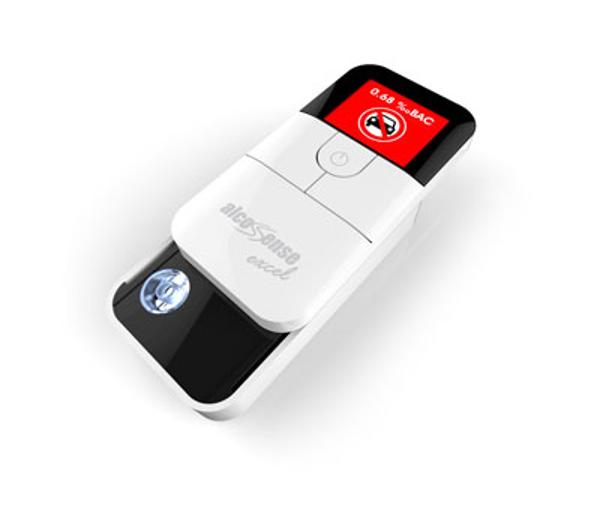 Alkomat elektrochemiczny Alcosense Excel Termometr Zegar 5 Ustników