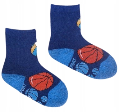 6 - PAK Skarpetki ANTYPOŚLIZGOWE ABS 6 PAR skarpety chłopięce 23 - 26
