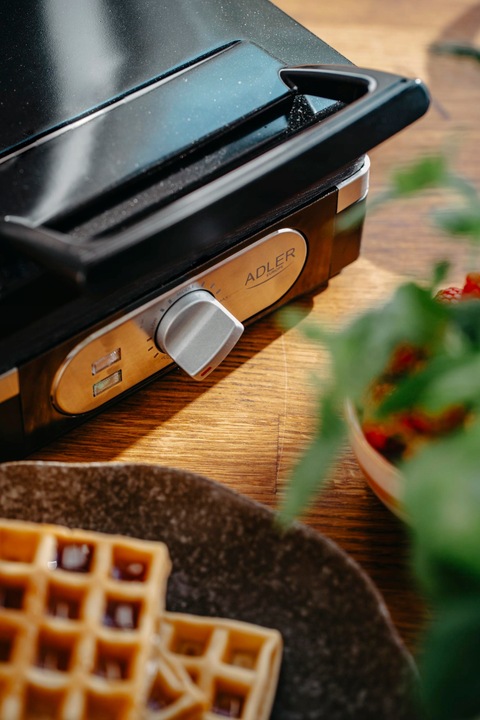 GOFROWNICA 2000W XXL 2 CHRUPIĄCE PUSZYSTE GOFRY XXL DUŻA SOLIDNIE WYKONANA