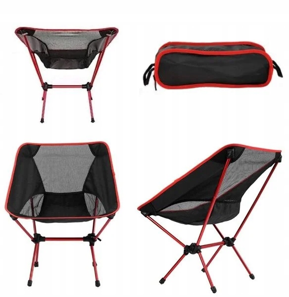 Krzesełko Maxima ultralekkie czarny