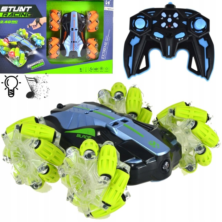 AUTO ZDALNIE STEROWANE SAMOCHÓD 4x4 GRA ŚWIECI RC