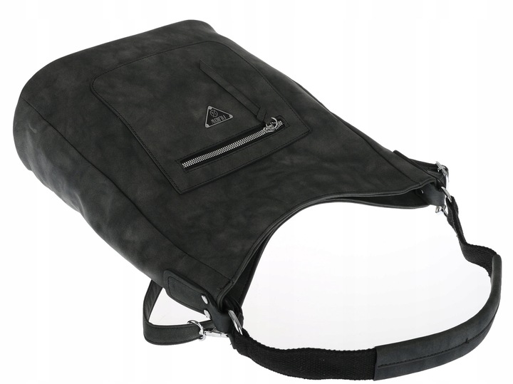 Torebka Damska Listonoszka Worek Shopper na Ramię Miejska YD1067 Czarna