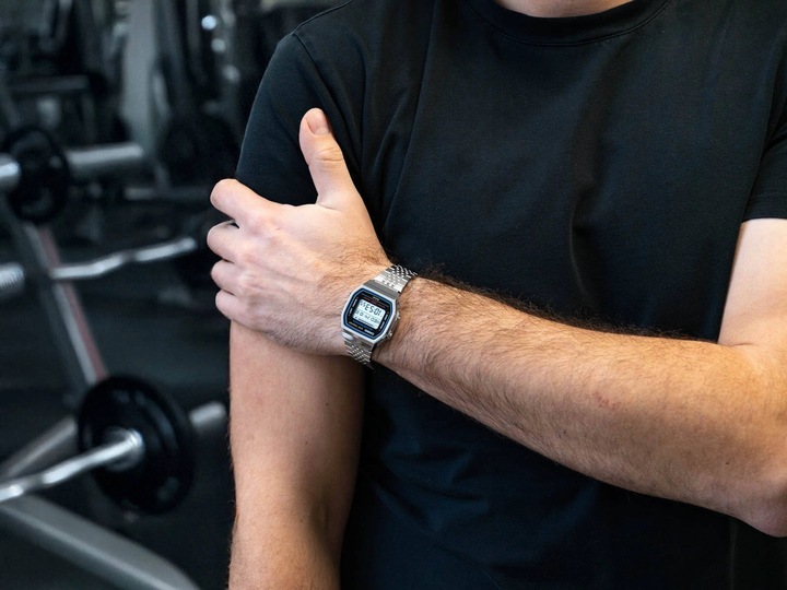 ZEGAREK CASIO ABL-100WE-1AEF VINTAGE SREBRNY BLUETOOH KROKOMIERZ DATOWNIK