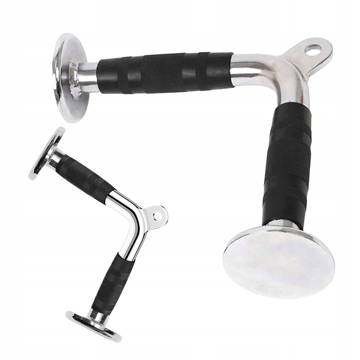 UCHWYT DO WYCIĄGU ATLASU ĆWICZEŃ GRYF V-BAR TRICEPS BICEPS TRÓJKĄT PODWÓJNY