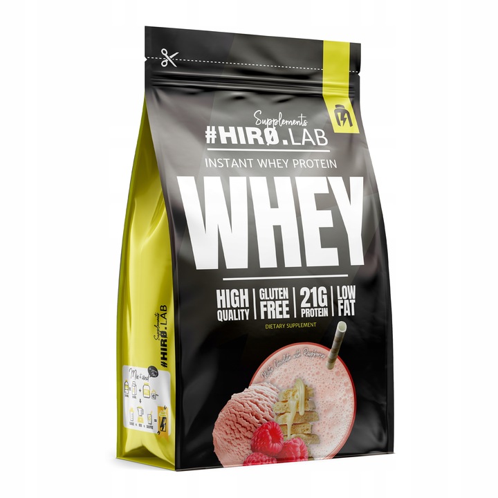 Białko koncentrat serwatkowe WPC 750 g Instant Whey Czekolada Malina hiro