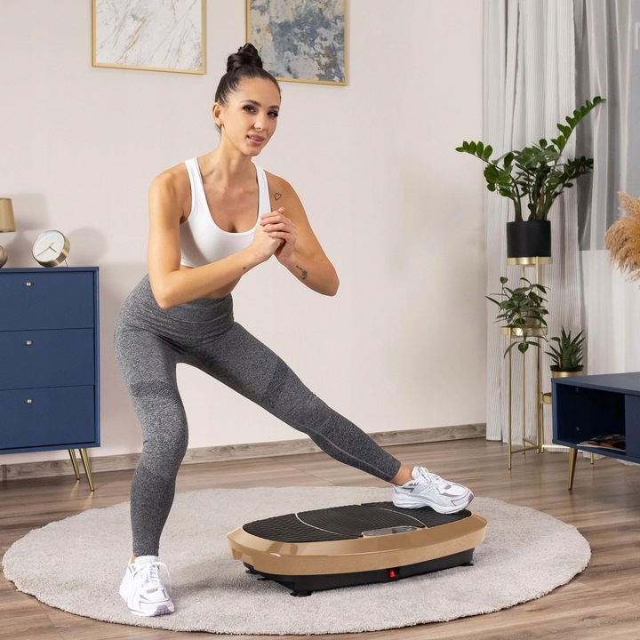 PLATFORMA WIBRACYJNA WIBRUJĄCA MASAŻER CIAŁA 3D Z LINKAMI XP750_3D GYMTEK