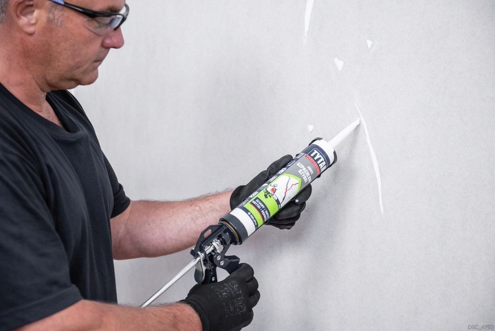 Pistolet Wyciskacz Tytan Professional 280ml 310ml do Silikonu Akrylu Kleju