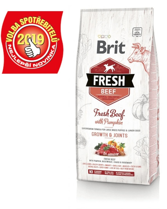 BRIT FRESH BEEF PUPPY LARGE 12KG