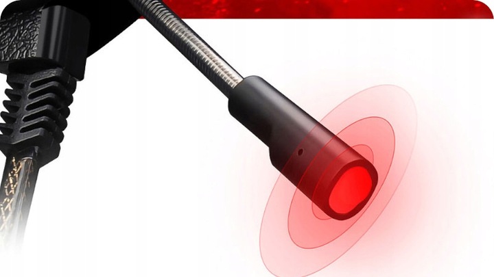 Słuchawki GAMINGOWE LED RGB komputerowe dla graczy nauszne z mikrofonem USB