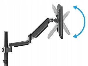 Regulowany WYSOKI Uchwyt Biurkowy do Monitora WIESZAK NA Monitor LCD 13-32"