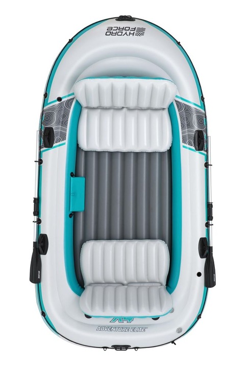 Ponton Elite 4 os. Bestway Pompka + Wiosła 65158 MODEL 2025