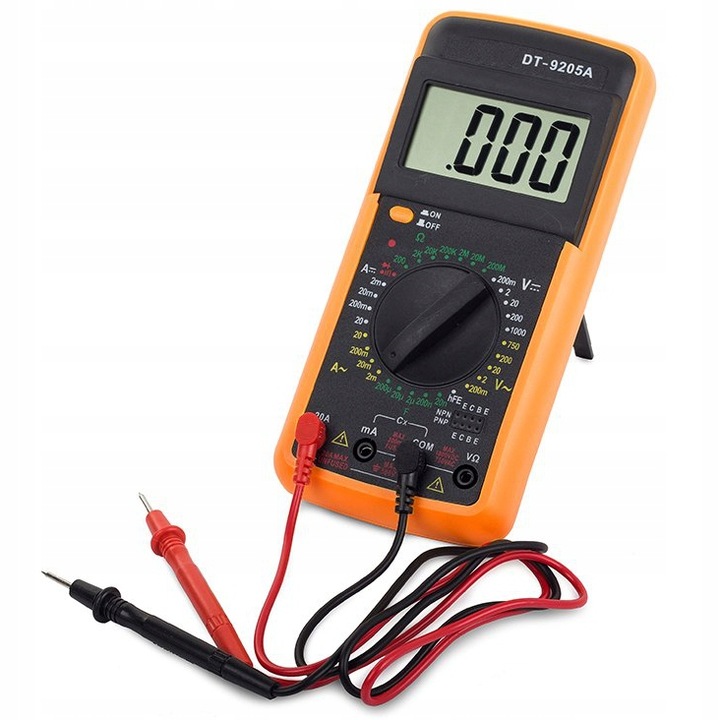 CYFROWY MIERNIK MULTIMETR PRĄDU LCD ELEKTRONIKI