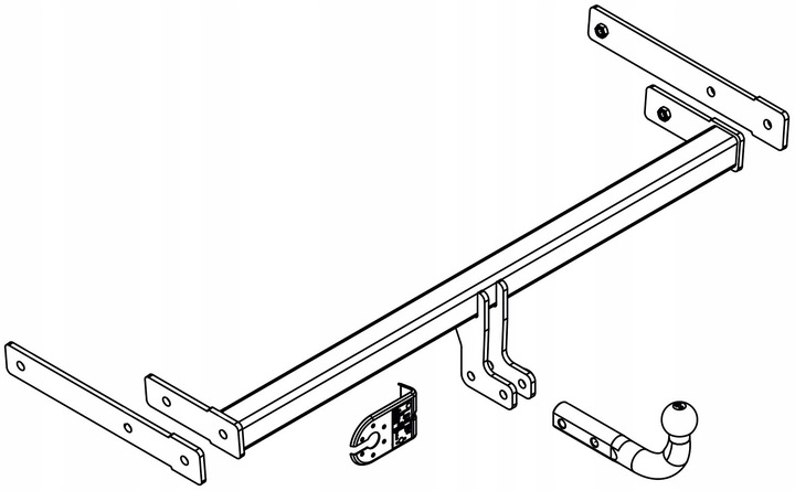Hak holowniczy+WIAZKA 7pin VW golf 4 HATCHBACK htb