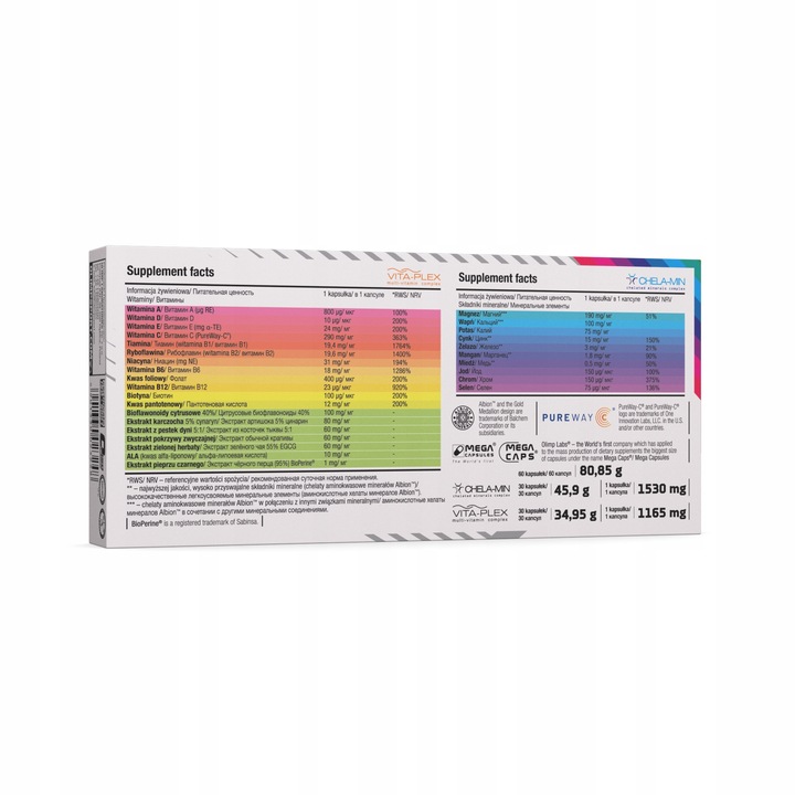 OLIMP WITAMINY VITA-MIN MULTIPLE SPORT 240k MINERAŁY MAGNEZ WITAMINA D CYNK