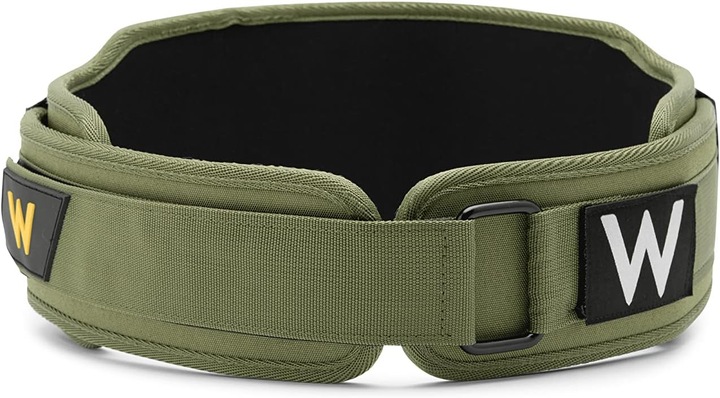 Pas lędźwiowy treningowy zielony rozmiar S na siłownię do pracy