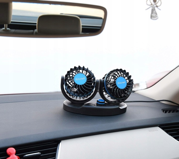 Mitchell Wentylator podwójny 2x85mm 12V HX-T315E