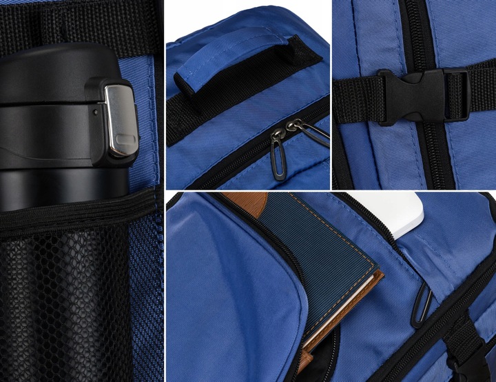 Plecak podręczny kabinowy pojemny podróżny do Wizzair Ryanair