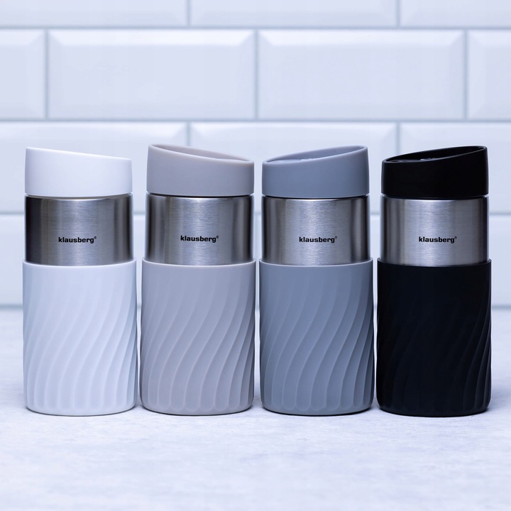 Kubek termiczny 300ml KLAUSBERG biały KB-7631