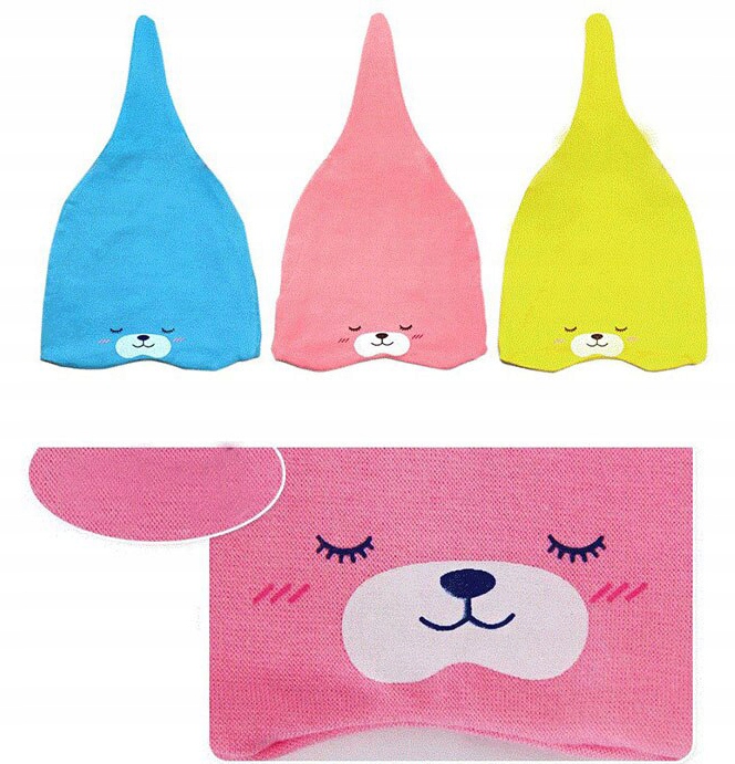 Czapeczka smerfetka dla noworodka ŚLICZNY PYSK