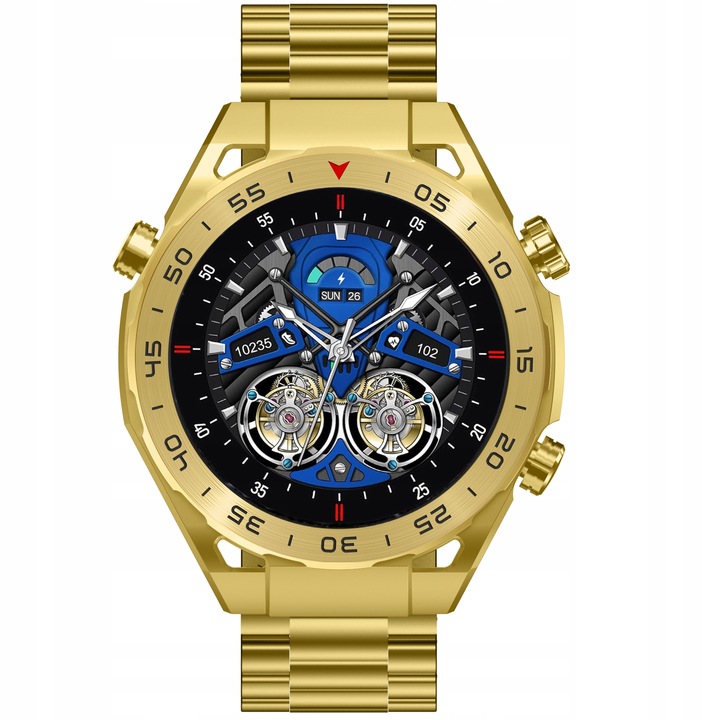 Zegarek męski SMARTWATCH GRAVITY odbieranie połączeń 1.39" wielofunkcyjny