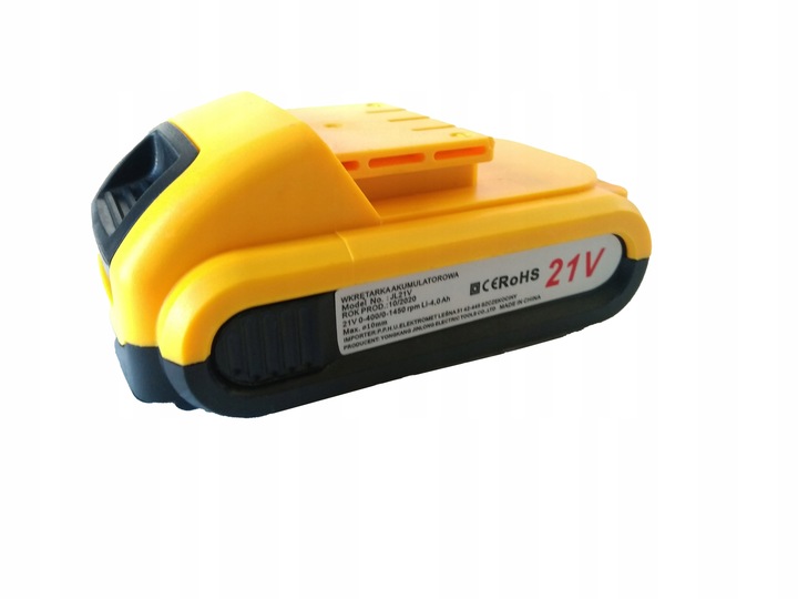 21V WIERTARKO WKRĘTARKA AKUMULATOROWA WALIZKA NASADKI BITY LED WALIZKA 2AKU