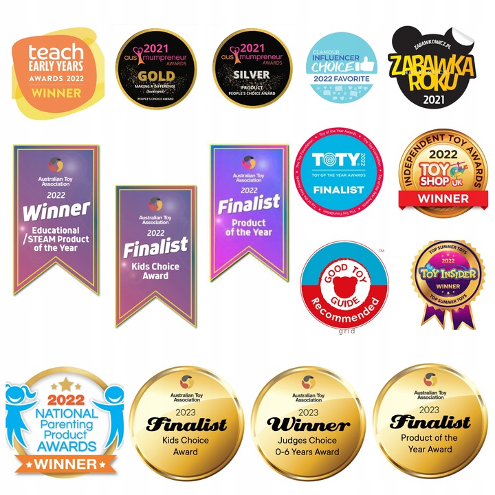 Pastelowy Zestaw Startowy Klocki Magnetyczne Pastel Starter Pack Connetix