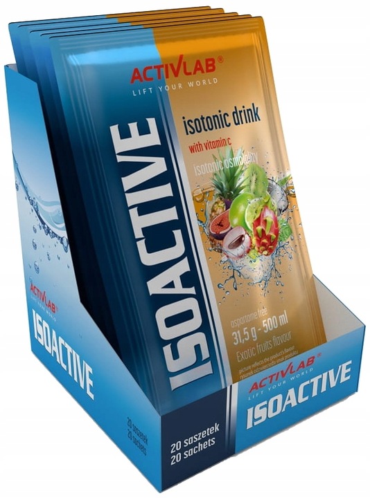 Activlab Isoactive napój izotoniczny 31,5gx20 Egzo
