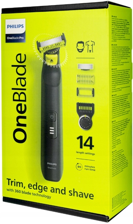 GOLARKA PHILIPS ONEBLADE PRO 360 TRYMER DO ZAROSTU MASZYNKA DO GOLENIA