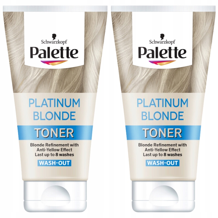 Palette Platinum Blonde Toner do Włosów 2x150ml