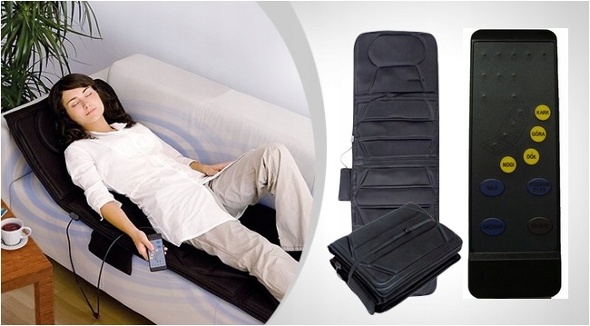 Mata masująca wibracyjna Materac masujący do masażu na łóżko 16 silników