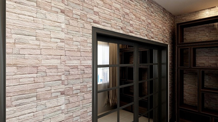 PANELE 3D ŚCIENNE SAMOPRZYLEPNE CEGŁA TAPETA #2