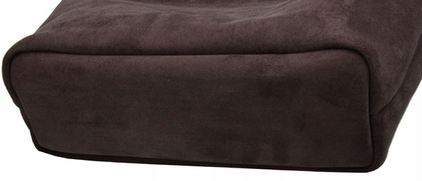 DELAURE TOREBKA damska SHOPPER A4 CASUAL ZAMSZ ciemna czekolada