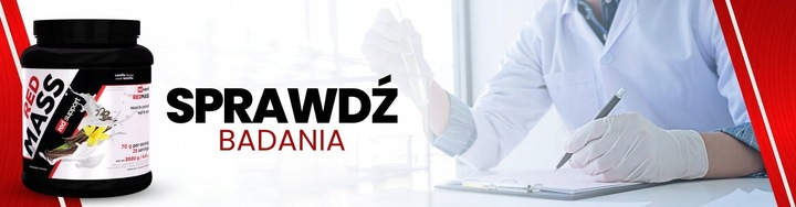 GAINER Red Mass 2000g BIAŁKO węglowodany MASA SIŁA czekolada Red Support