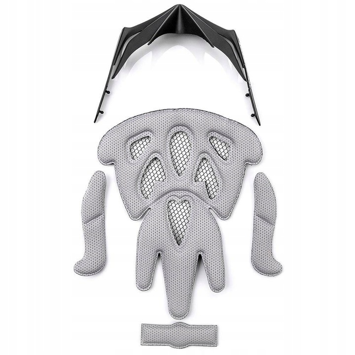 Kask rowerowy z daszkiem lekki regulowany rower Meteor Drizzle XL 61-63 cm