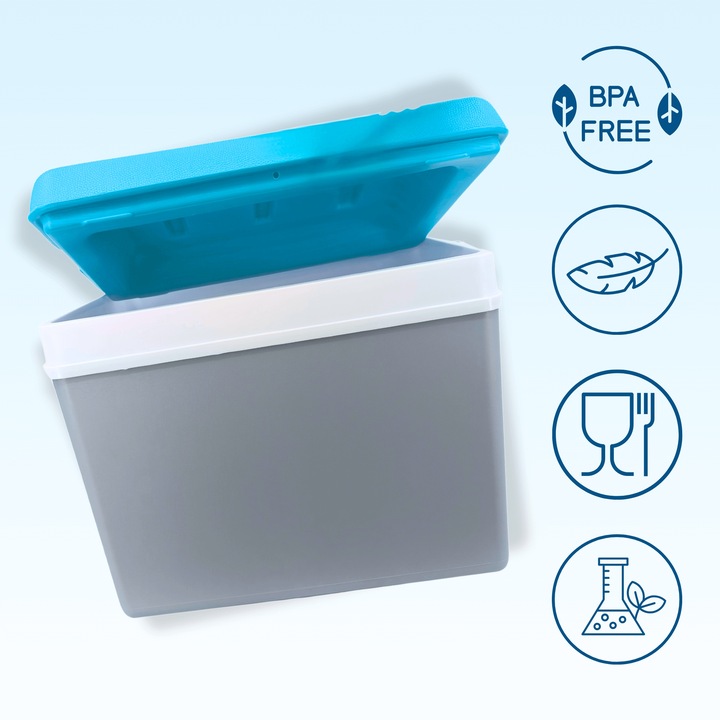 LODÓWKA TURYSTYCZNA 35L na WKŁADY MROŻĄCE do auta KAMPERA łodzi chłodząca