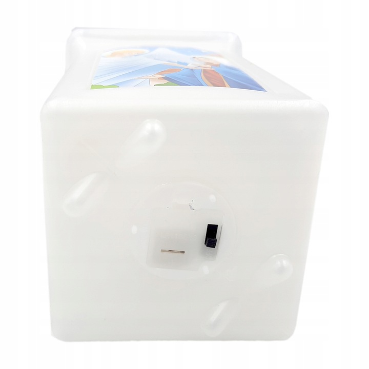 LAMPION ADWENTOWY PLASTIKOWY BIAŁY NA RORATY - lampionik dla dziecka